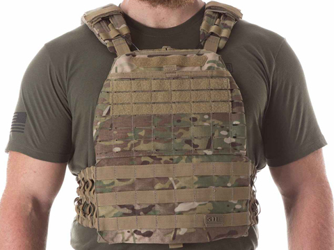 5.11 Tactical Vest, Model : Tactec Plate Carrier, Color : Kangaroo  TargetZone