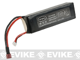 Matrix High Performance 14.8V 5000mAh 65C Purpose Built Airsoft Li-po Battery (Connector: Standard Deans Connector)