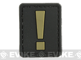 Evike.com Hook & Loop Symbol PVC Patch (Model: ! / Black-Tan)