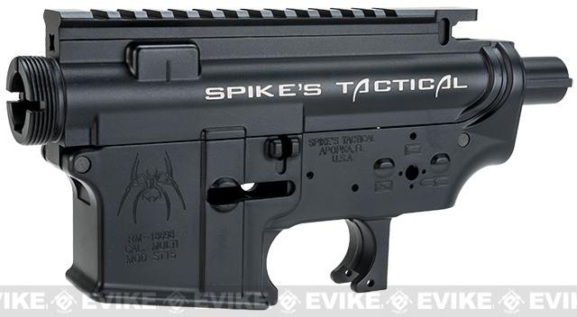 Madbull Licensed Full Metal Spikes Tactical Ver. 2 Receiver for M4/M16 Airsoft AEGs - Black