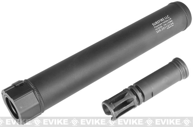 z Surefire Licensed Airsoft QD Mock Suppressor 9.8 Barrel Extension by Madbull