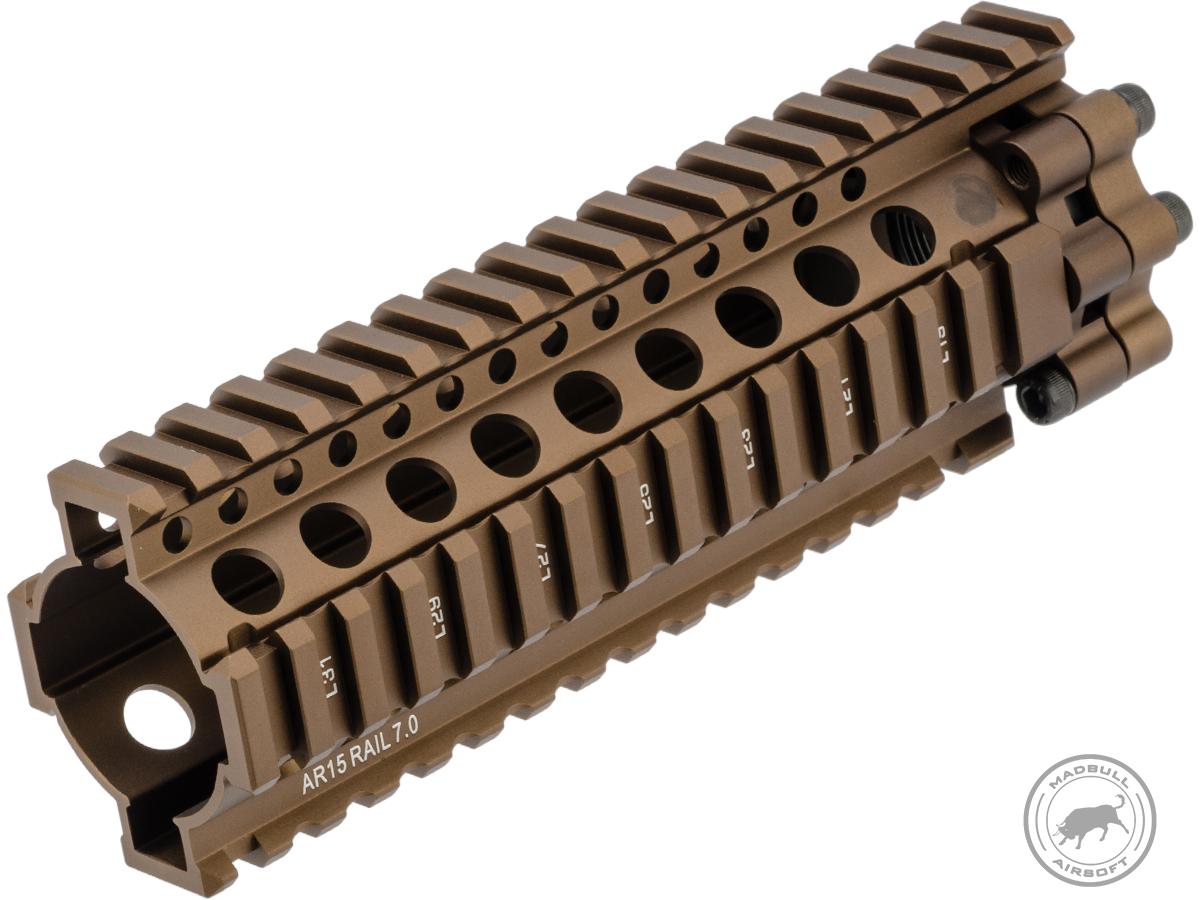 Madbull Daniel Defense Licensed AR15 Lite Rail for M4 Airsoft AEG