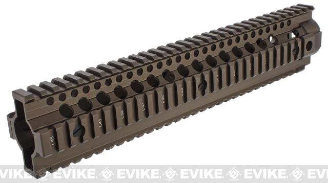 Daniel Defense Licensed Omega X Rail System for Airsoft AEG by Madbull (Color: Dark Earth / 12)