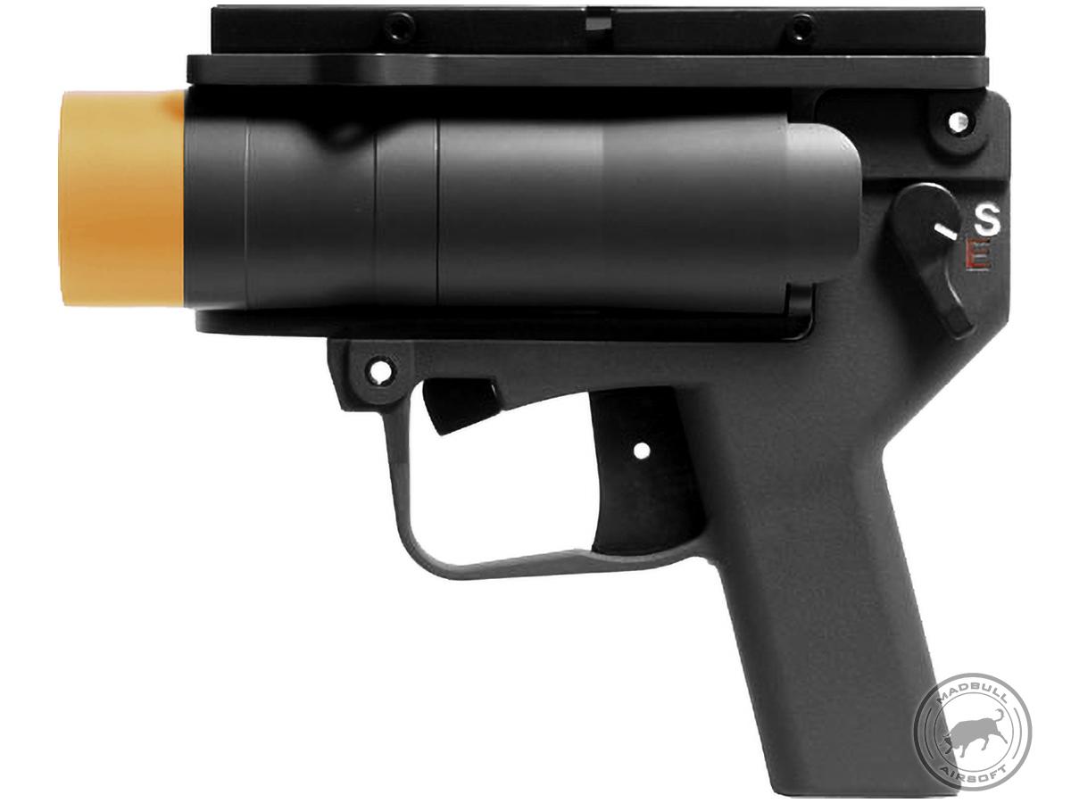 MadBull Limited Edition AGX Airsoft Grenade Launcher Pistol w/ Mount (Color: Black)