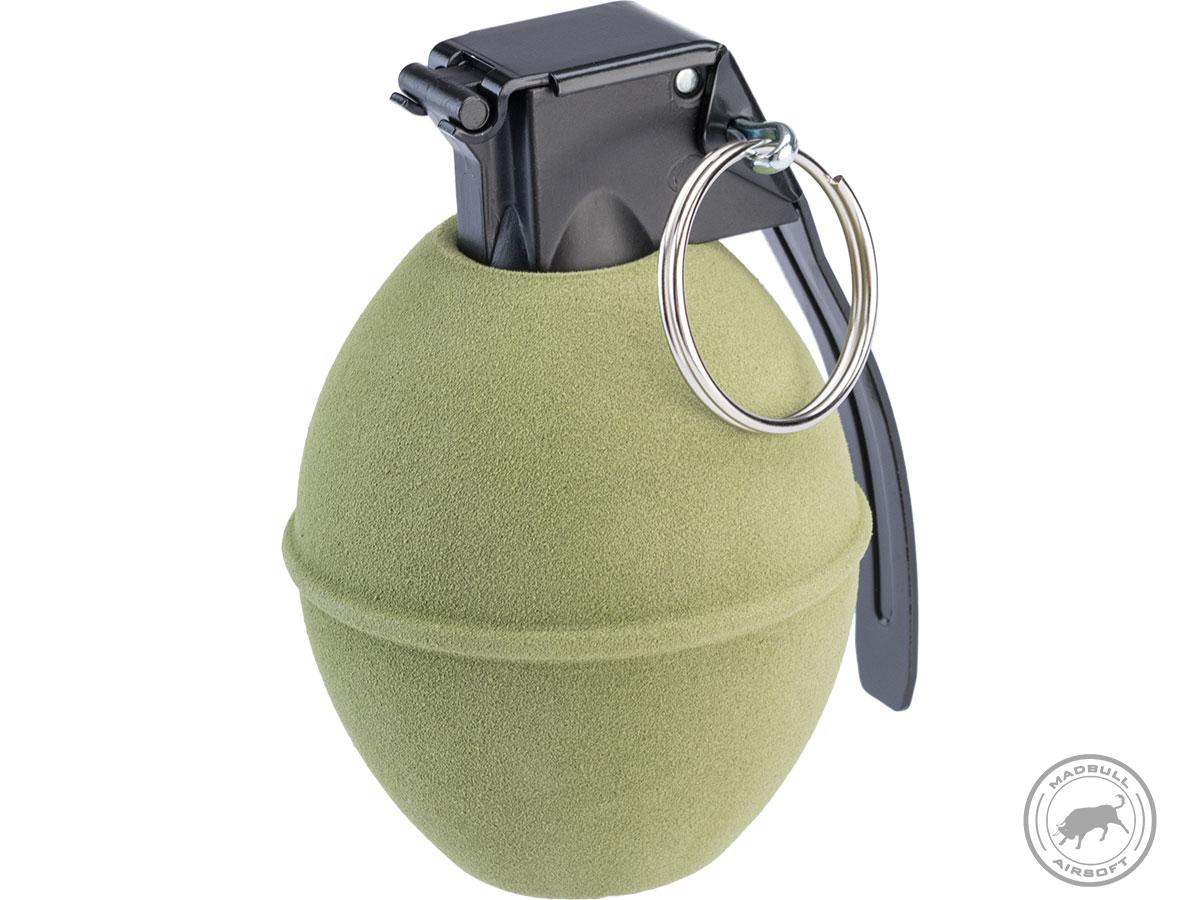 MadBull Real Size Airsoft Dummy Grenade (Color: OD Green)