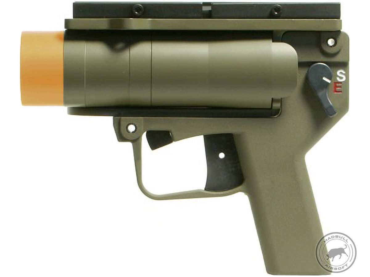 MadBull Limited Edition AGX Airsoft Grenade Launcher Pistol w/ Mount (Color: Desert Tan)