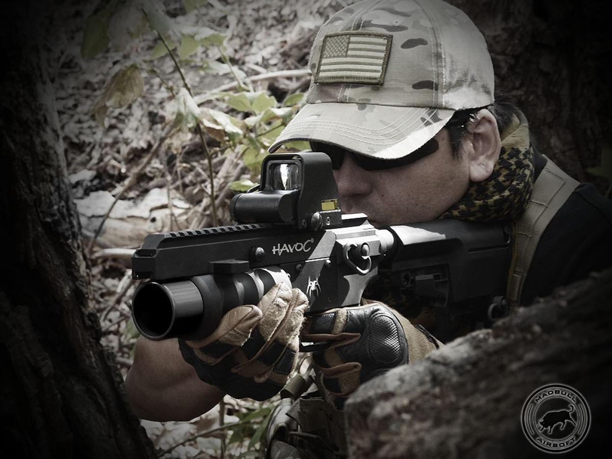 Madbull Airsoft Spikes Tactical Standalone Havoc Grenade Launcher Mount