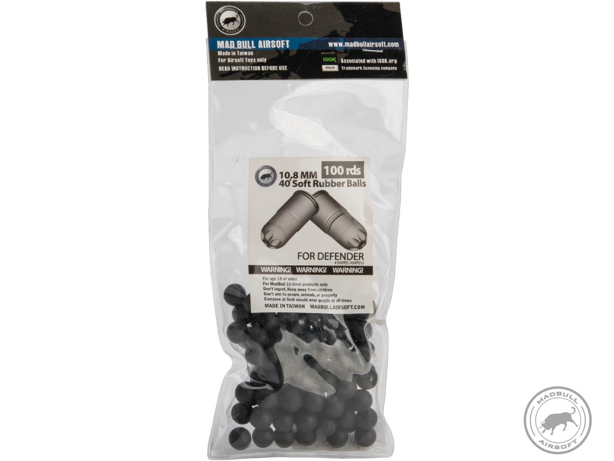 MadBull 10.8mm 40 Degree Soft Rubber Balls for Grenade Shells (Qty: 100)