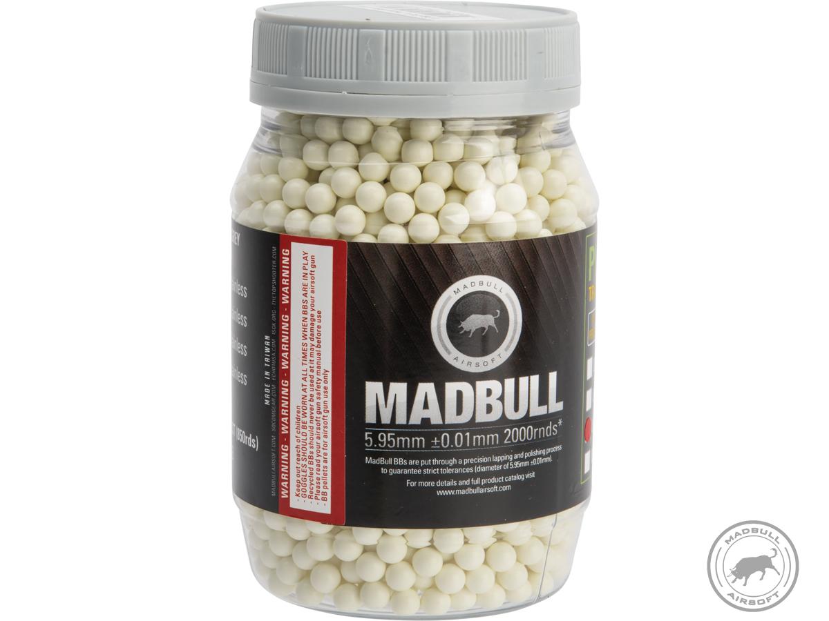 MadBull Precision 6mm PLA Biodegradable Airsoft Tracer BB (Model: .30g Green / 2000rd Bottle)