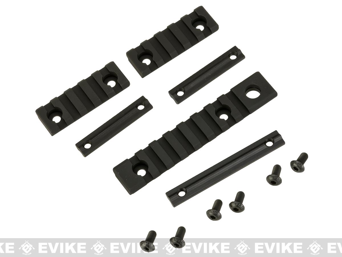 Madbull Airsoft Aluminum TRX Rail Section Kit - Black