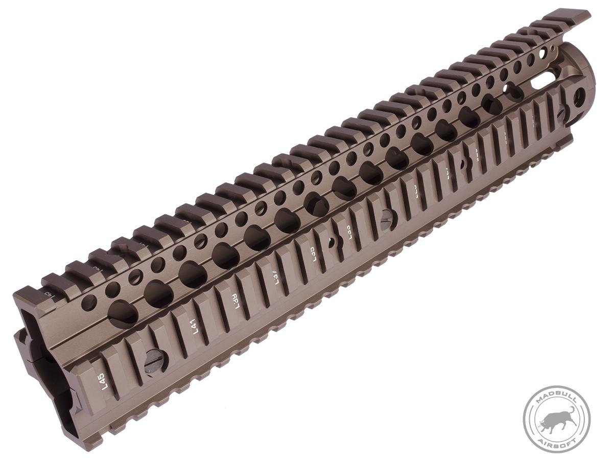 Daniel Defense Licensed Omega Rail System for Airsoft AEG by Madbull (Color: Dark Earth / 12)