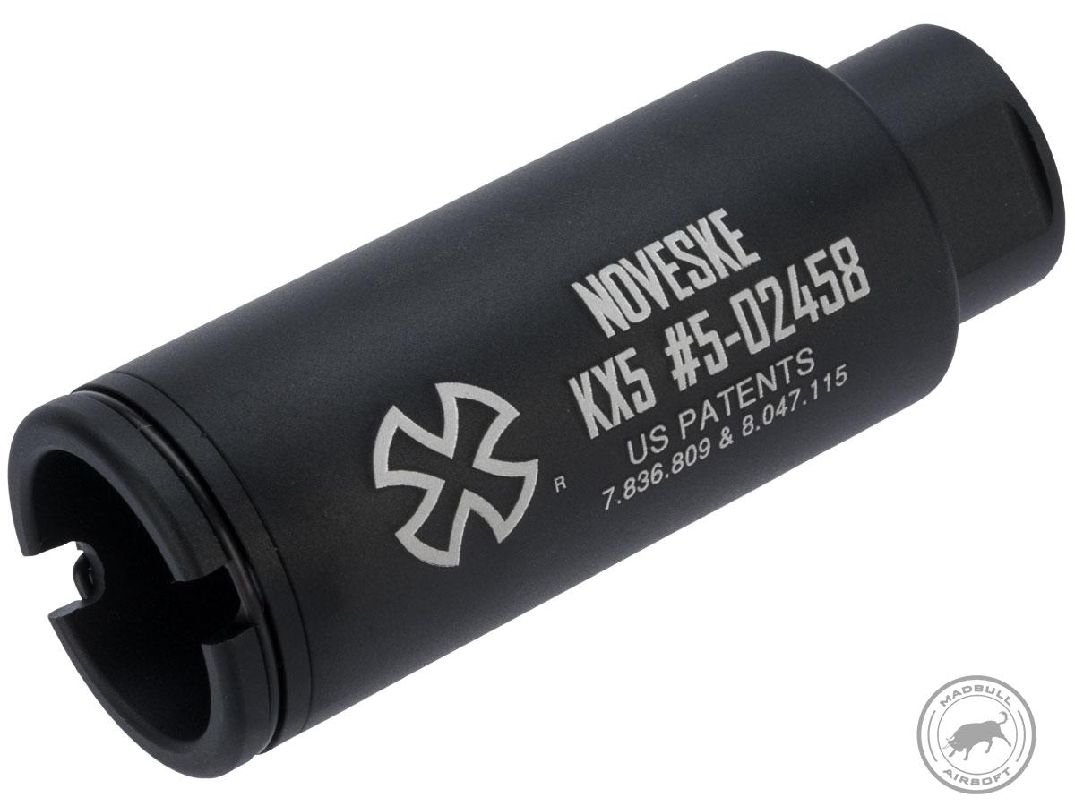 SOCOM Gear Noveske Licensed KX5 Sound Amplifying Flash Hider for Airsoft Rifles (Color: Black / 14mm Negative)