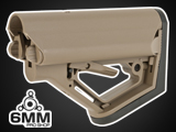 6mmproShop CTS Carbine Battery Stock for M4 M16 Series Rifles (Model: Desert / Stock Only)