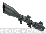 AIM Sports 3-9x40 Dual Illuminated Mil-Dot Scope with Sunshade