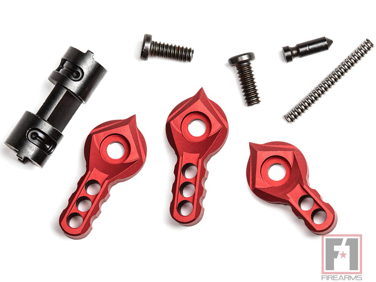 F-1 Firearms Ambidextrous Safety Selector Kit (Color: Red)