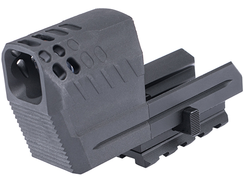 Matrix QD Bright Blaster Spitfire Rechargeable Tracer Attachment for SIG Sauer M18 Gas Blowback Airsoft Pistols (Color: Black)