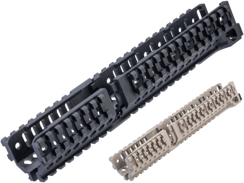 5KU B-30 Railed Handguard for AK Airsoft AEG Rifles (Model: CYMA Version / Black)