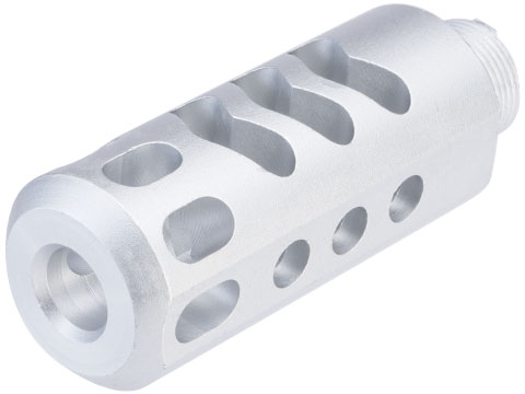 5KU Muzzle Compensator for TM Hi-Capa Gas Blowback Pistol Comp-Ready Barrels (Model: Type 3 / Silver)