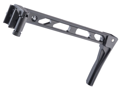 5KU Skeletonized Folding Stock for Picatinny Rail Mounts (Model: Flat Frame / Folding Buttplate)