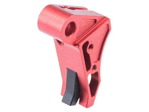 5KU EX Style Competition CNC Trigger for Elite Force Glock Gas Blowback Pistols (Color: Red-Black)