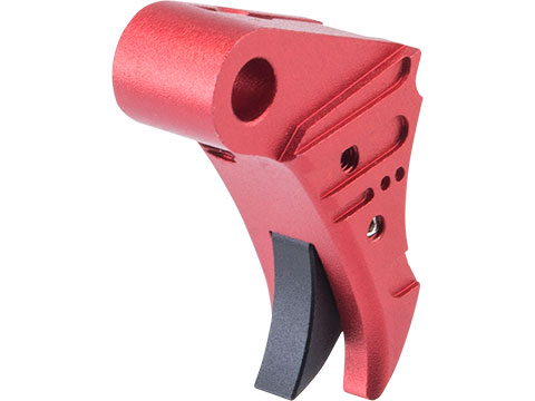 5KU EX Style Enhanced CNC Trigger for Elite Force Glock Gas Blowback Pistols (Color: Red-Black)