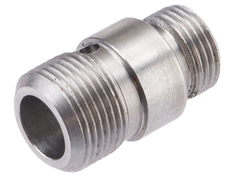 5KU 12mm CCW to 14mm CCW Threaded Barrel Adapter for Internally Threaded Outer Barrels (Type: Long)