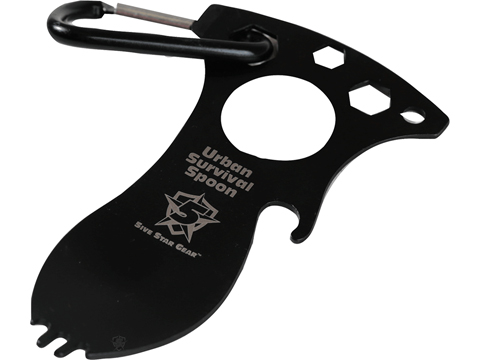5ive Star Gear Survival Spoon (Color: Black)