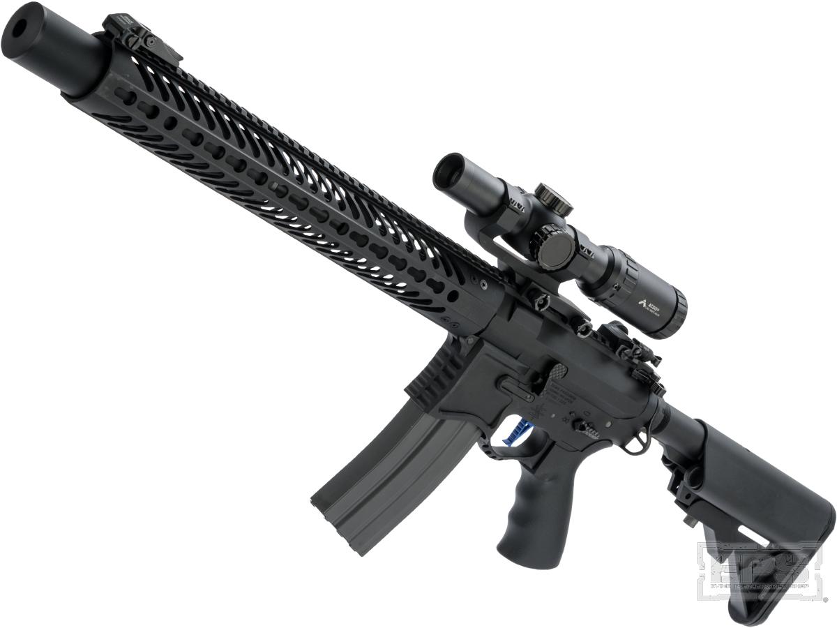 Evike Performance Shop Custom EMG Seekins Precision Licensed AR-15 SP223 Airsoft AEG Rifle (Model: Black / 375 FPS)