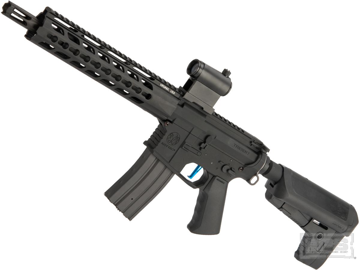 Krytac Trident MKII CRB Airsoft AEG Rifle (Model: Black / 340 FPS  / Evike Performance Shop Upgrade Package w/ Gate ASTER)