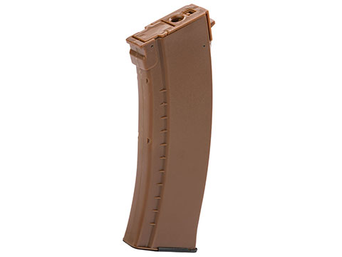 LCT LCK74 450 Round Imitation Bakelite Hi-Capa AEG AK Magazine (Color: Orange)