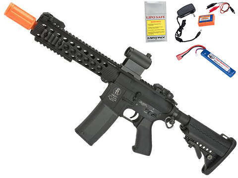 G&P Battle Axe Troy 9 M4 Airsoft AEG (Package: Add Battery + Charger)