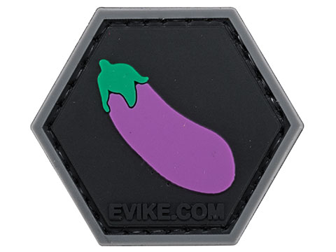 Operator Profile PVC Hex Patch Emoji Series (Emoji: Eggplant)