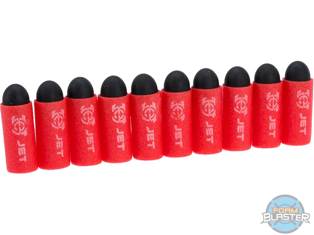 Jet Blaster Short High Performance Soft Foam Darts (Type: Soft Rubber Tip / Red / 100pcs)