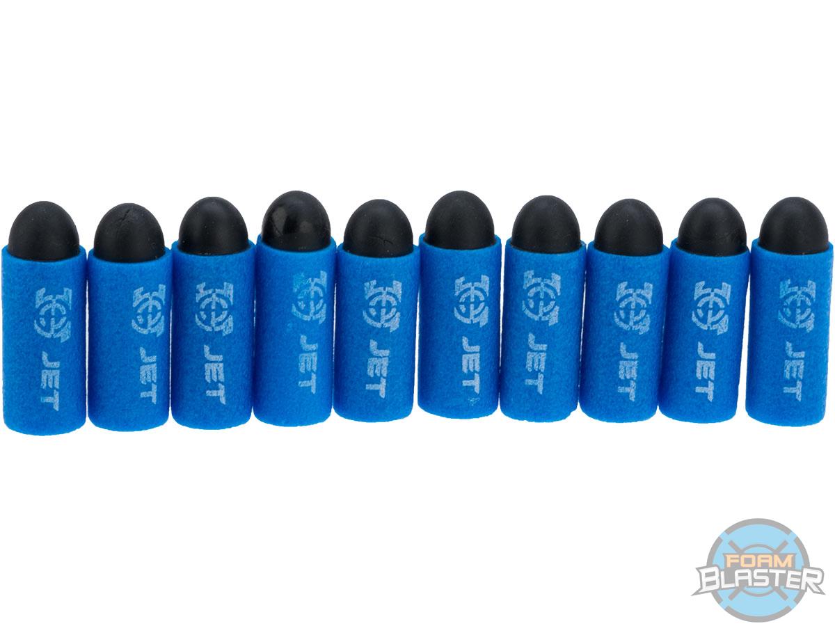 Jet Blaster Short High Performance Soft Foam Darts (Type: Soft Rubber Tip / Blue / 100pcs)