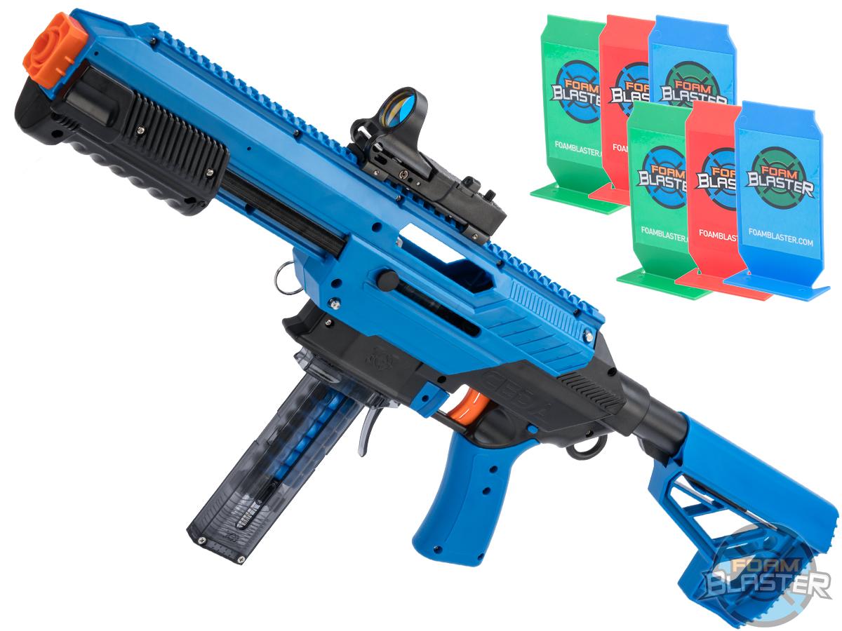 Jet Blaster CEDA Foam Blaster Dart Gun (Model: Model S / Blue / Target Package)