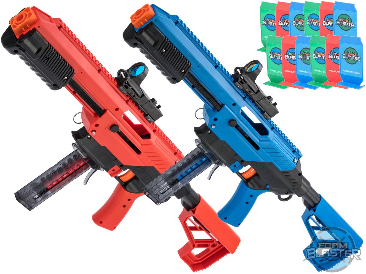 Jet Blaster CEDA Foam Blaster Dart Gun (Model: Model S / Red vs Blue Package)