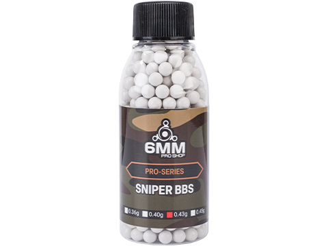 6mmProShop Pro-Series Sniper Bottle 6mm Premium High Grade Precision Airsoft BBs 