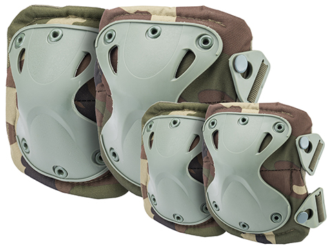 6mmProShop Tactical Knee & Elbow Pad Set (Color: Woodland)