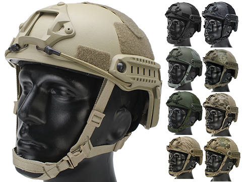 Matrix Electronic EM026 Earmuff Headset w/ BR03 ARC Helmets Adapters (Color: Tan)