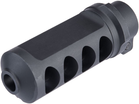 6mmProShop Full CNC Style Muzzle Brake for M107A1 Series Airsoft Sniper Rifles (Color: Black)