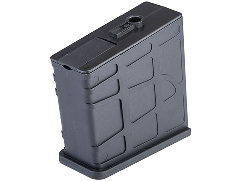 6mmProShop 300 Round High Capacity Magazine for AEG Barrett M98B Airsoft AEG Sniper Rifle (Color: Black)
