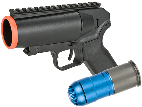 6mmProShop Airsoft Pocket Cannon Grenade Launcher Pistol (Package: Launcher + Evike.com 168rd Shell)