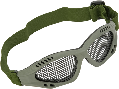 Matrix Zero Wire Mesh Adjustable Goggles (Color: Green)