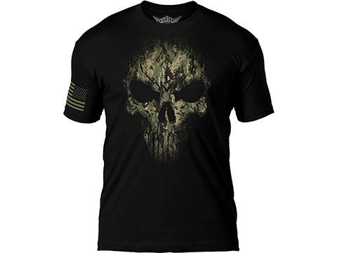 Oakley Camo Skull Tee shirt, blackout