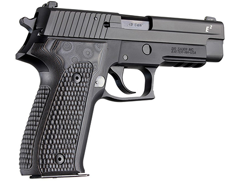 Hogue SIG Sauer P226 DA/SA Piranha G10 G-Mascus  (Color: Black/Grey / Model: Sig Sauer P226 DA/SA)