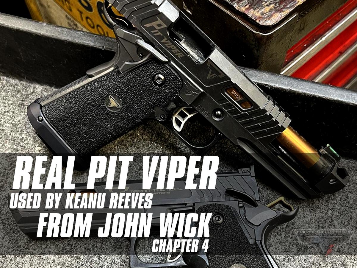 Taran Tactical Innovations JW4 Pit Viper Combat Master 2011 Hi-Capa Gas  Blowback Airsoft Pistol