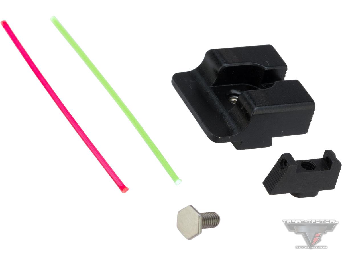 Taran Tactical Innovations Ultimate Fiber Optic Sight Set for GLOCK Pistols (Model: Standard Height)