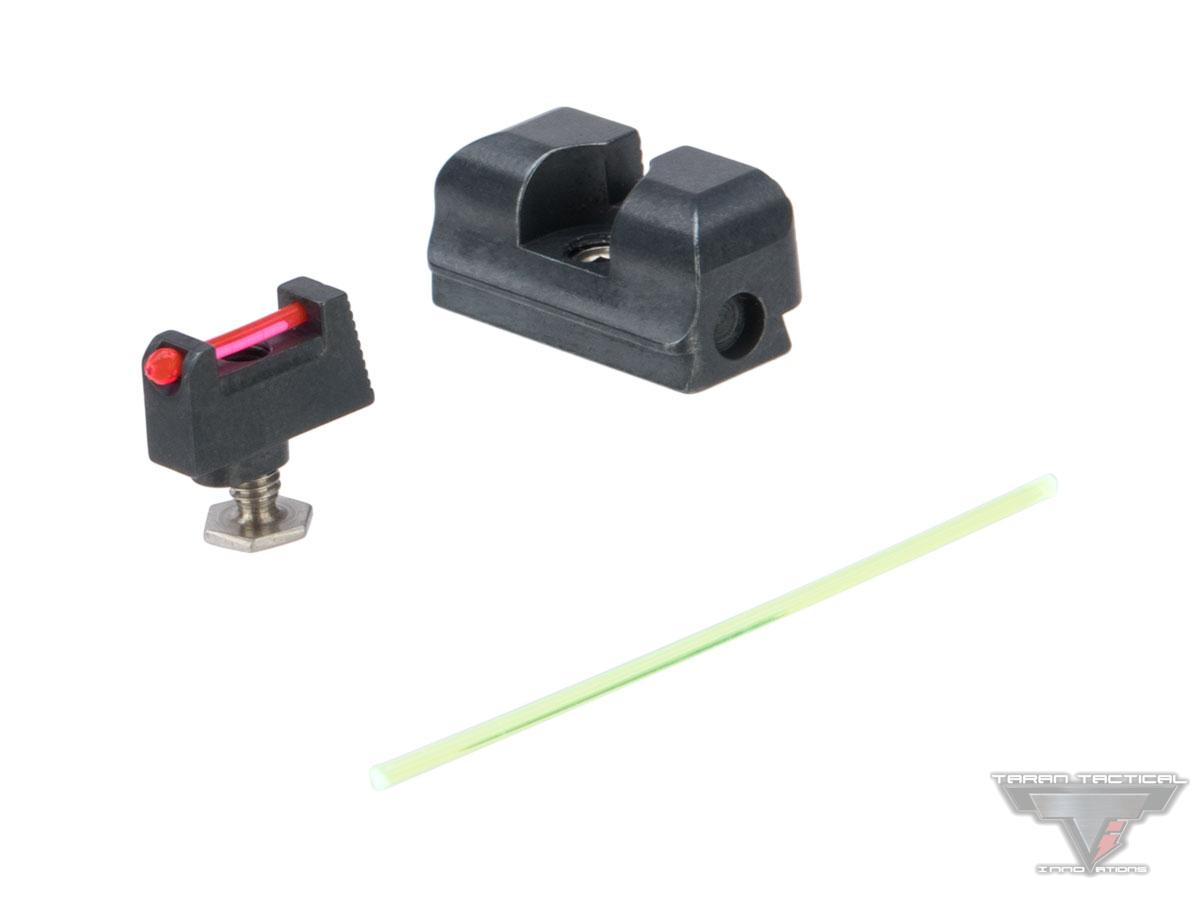 Taran Tactical Innovations Ultimate Fiber Optic Sight Set for GLOCK MOS