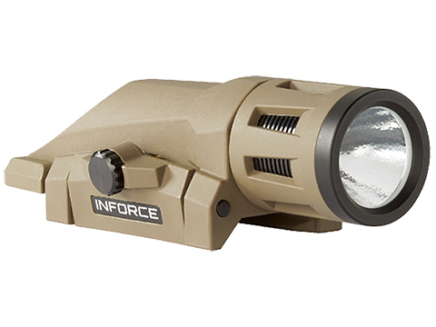 InForce WML Gen 2 Weapon Mounted Multifunction White LED Tactical Light (Color: Flat Dark Earth / 400 Lumen)