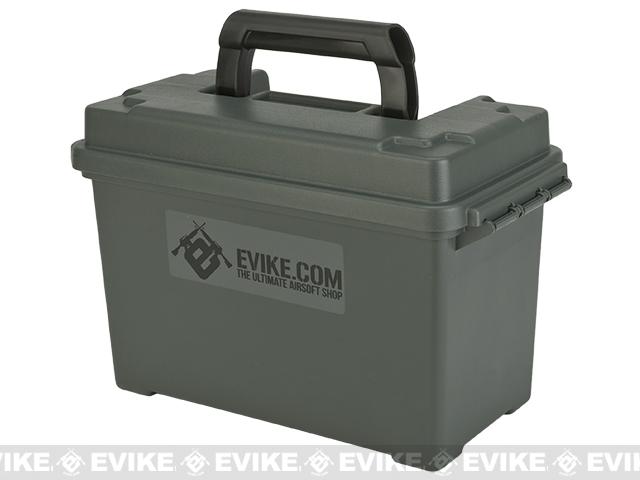 Evike.com Made in USA Molded Polypropylene Stackable Ammo Can by Plano (Size: 12 x 6 x 8)
